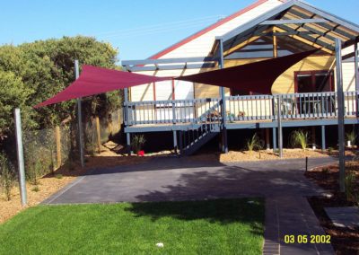 Residential Shade Sail structures design and installation
