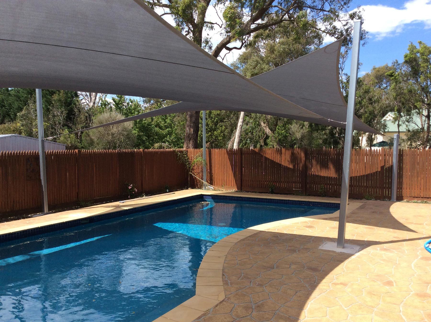 Pool Sail Shade Melbourne - Swimming Pool Shade Sails