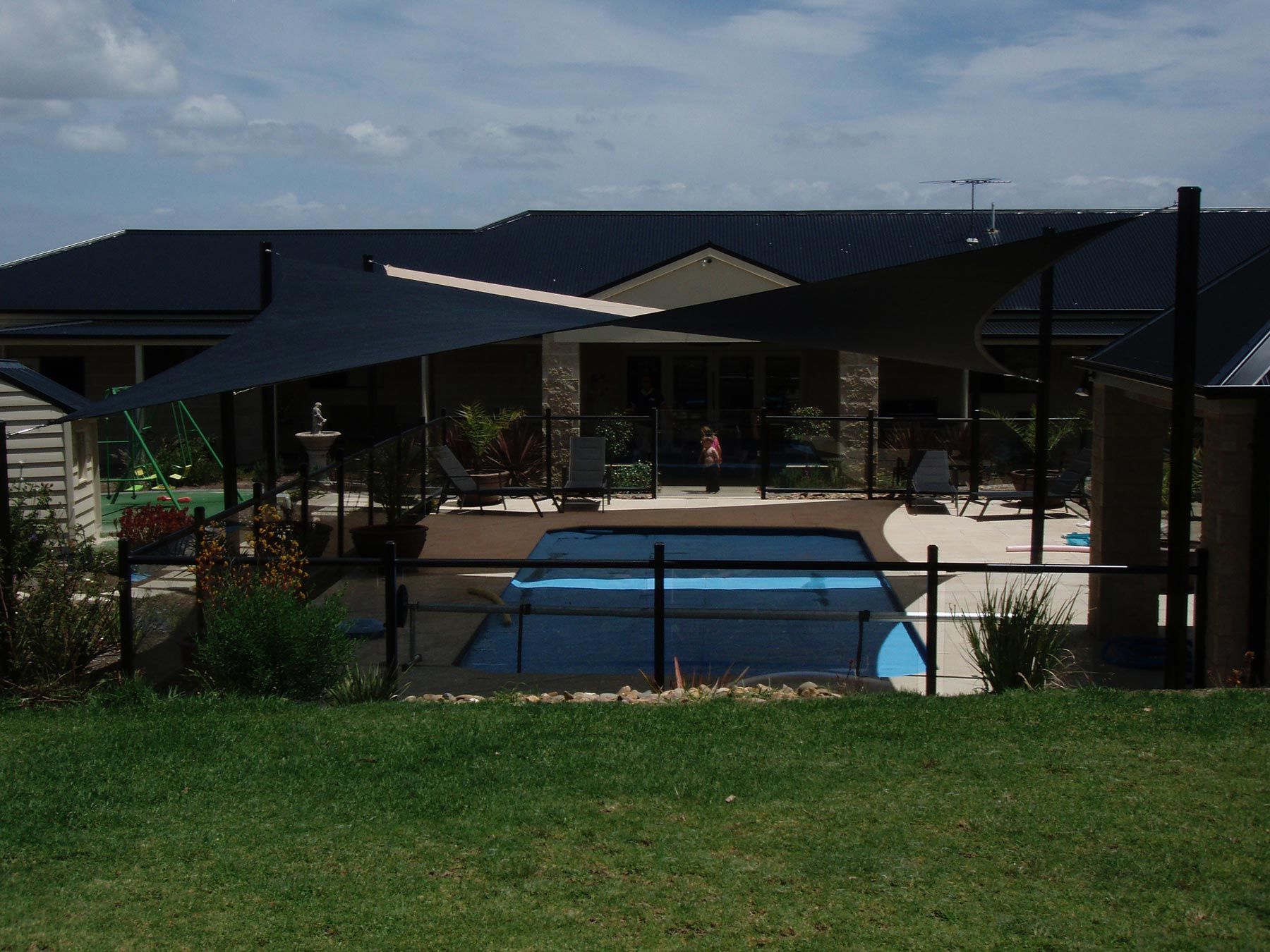 Swimming Pool Shade Sails - Pool Sail Shades Melbourne