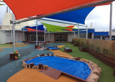 Sand Pit and Pool Covers - Sail shade structures and installation