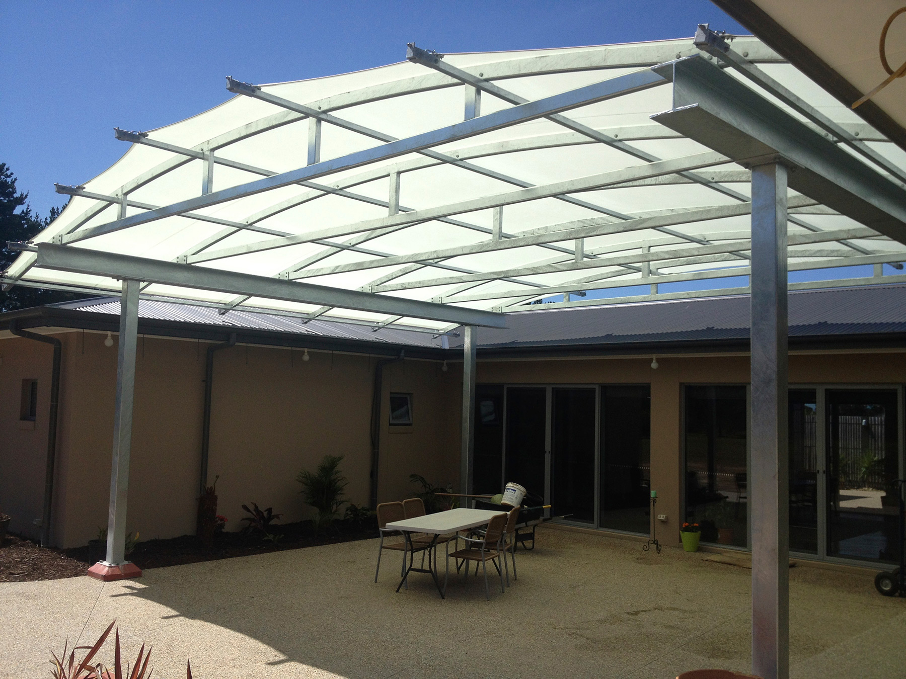 Shade Sail Steel Frame