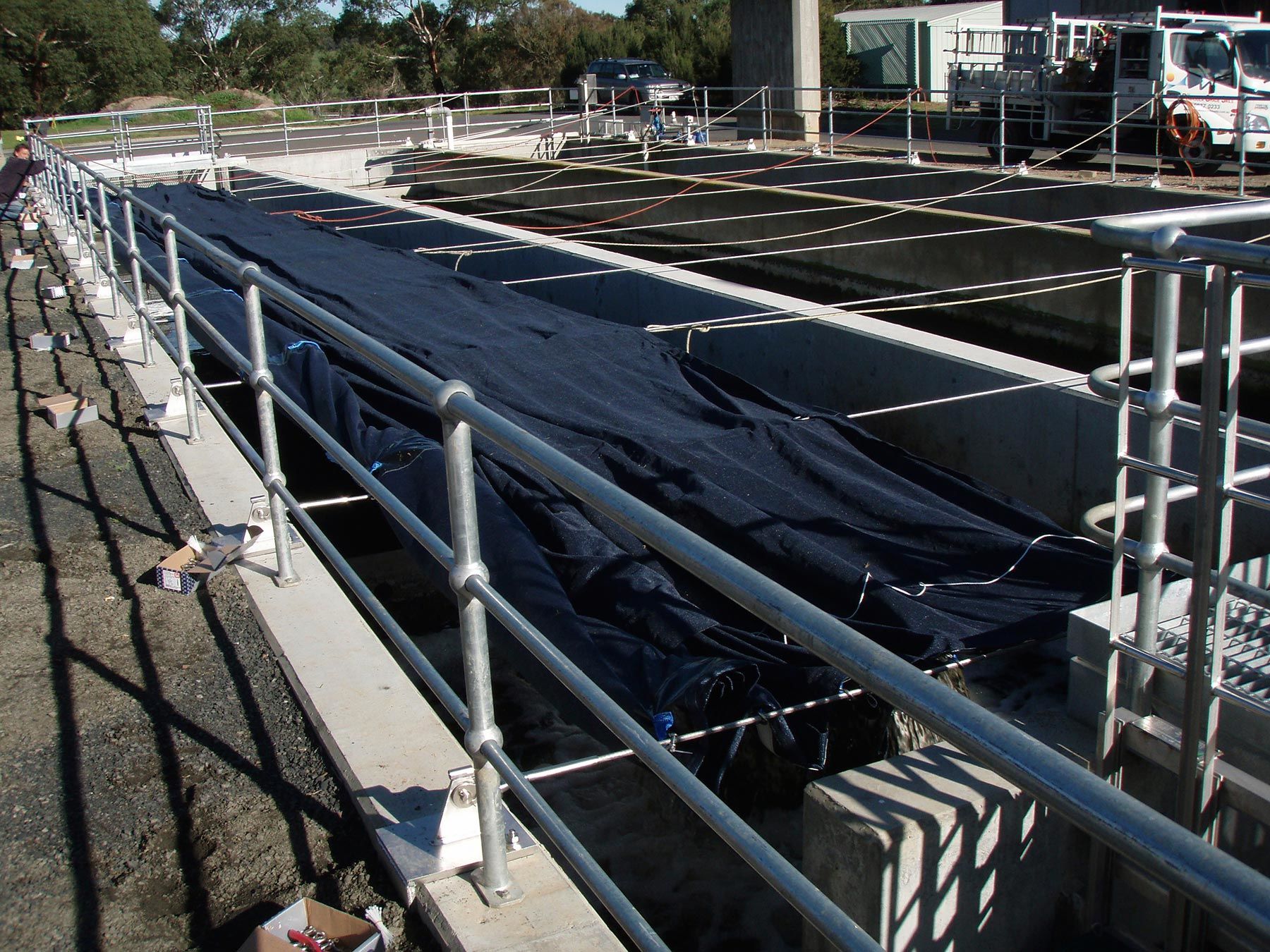 Treatment Tank Shade Cover