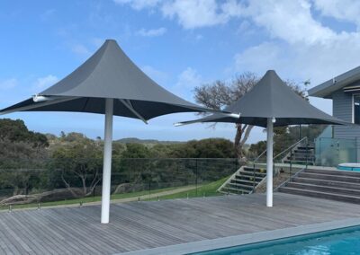 Architectural Umbrellas Decking Umbrellas - Pool Side Shade Solution