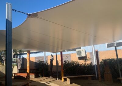 Waterproof PVC Shade Sail for School