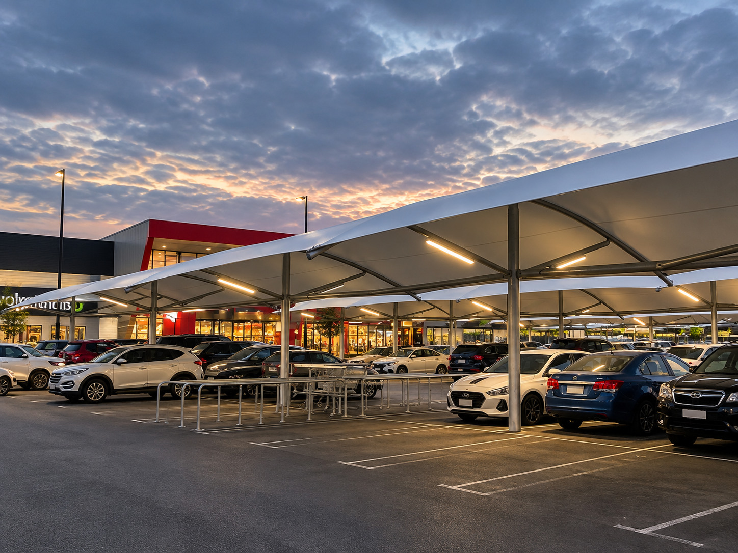 Carpark Shade Sails & Structures