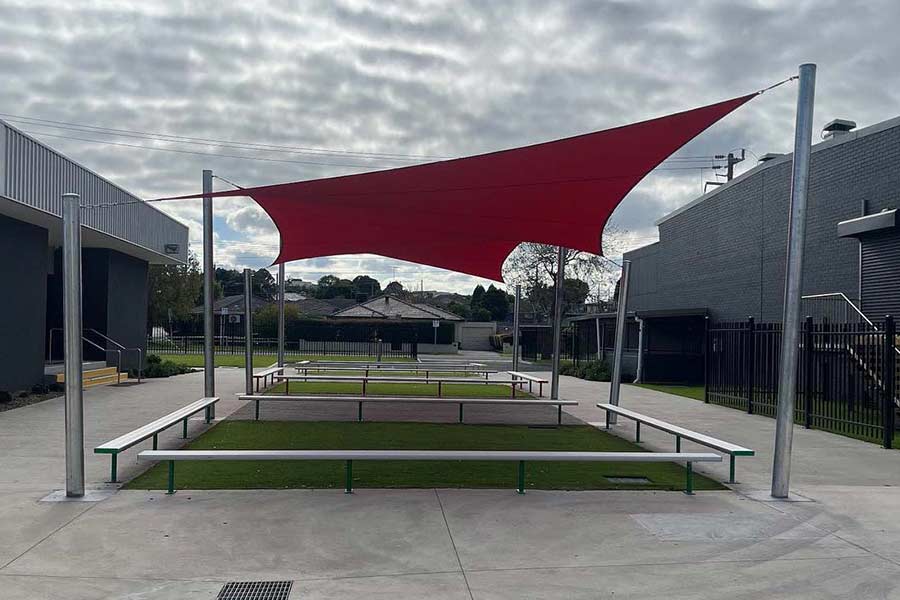 Durable shade sail construction