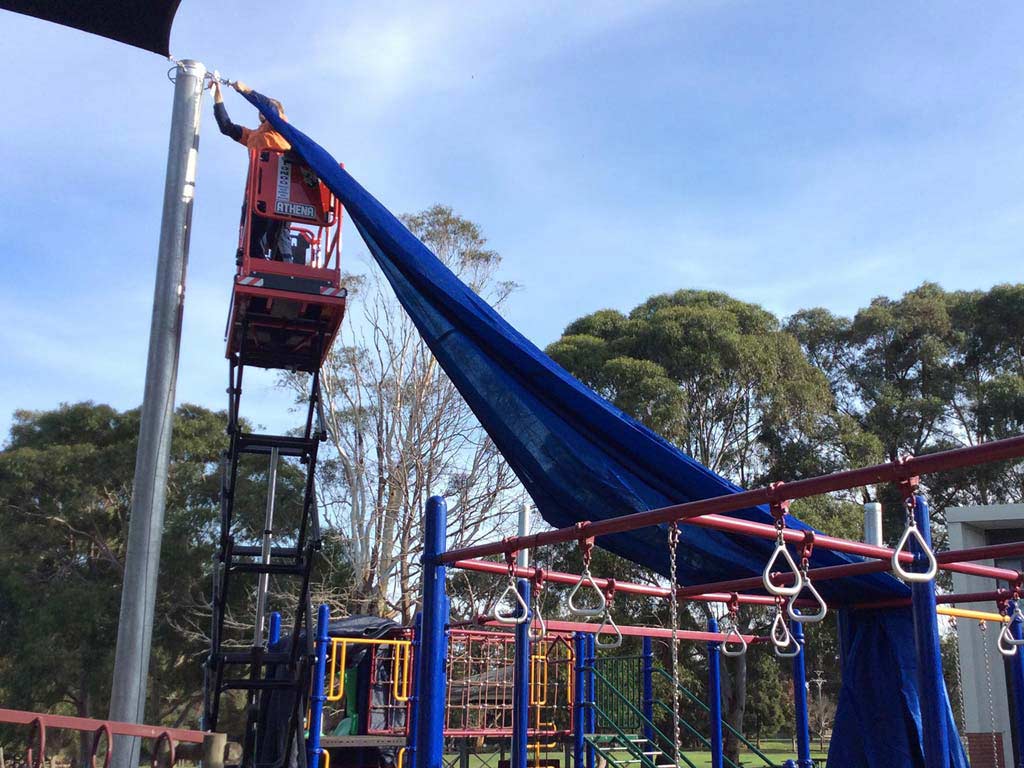 Shade sail maintenance, cleaning, repair & replacement